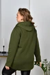 Куртка з капюшоном, мод ФЛ - 3696, хакі, розмір 64-66 - зображення 3