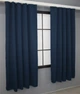 Комплект штор коротких VR-Textil Блэкаут Midnight № 1164ш Темно-синий 140х170 см 2 шт (35-0011) - изображение 4