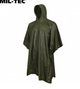 Пончо, Палатка, Плащ ПВХ + Чехол Mil-Tec Wet Weather Olive 10628501 - изображение 6