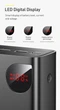 Повербанк 40000mAh 22.5W Baseus Adaman Digital Display 3xUSB/Type-C/microUSB черный (PPAD020101) - изображение 2