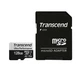 Карта памяти Transcend 128GB microSD с SD переходником 340S C10 UHS-I U3 (TS128GUSD340S) - изображение 1