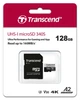 Карта памяти Transcend 128GB microSD с SD переходником 340S C10 UHS-I U3 (TS128GUSD340S) - изображение 2
