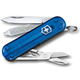 Складной швейцарский нож Victorinox Vx06223.T2G.T81 Classic SD Ukraine 7 функций 58 мм прозрачный сине-желтый - изображение 1