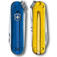 Складной швейцарский нож Victorinox Vx06223.T2G.T81 Classic SD Ukraine 7 функций 58 мм прозрачный сине-желтый - изображение 4