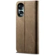 Чохол-книжка з кишеньками UniCase Jeans Wallet для Honor 70 - Khaki - зображення 6