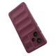 Силиконовый (TPU) чехол Deexe Terra Case для Xiaomi Redmi Note 13 Pro+ - Wine Red - изображение 3