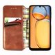 Чехол Deexe Rhombus Wallet для Xiaomi Redmi 13C / Poco C65 - Brown - изображение 2