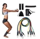 Универсальный набор трубчатых эспандеров фитнес резинки Exercise Pipe - изображение 1