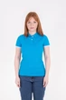 Футболка поло женская TvoePolo однотонная XXL Бирюзовое (5717-08xxl) - изображение 2
