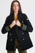 Пальто у мілітарі стилі з вовни Aeronautica Militare 5771 44 - изображение 8