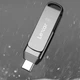 USB 3.0 + USB Type-C 2 в1 OTG Флешка Lexar D400 32Gb Grey - изображение 3