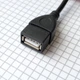 MiniUSB OTG кабель адаптер переходник 0.1м Черный - изображение 3