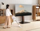 Настільна стійка для телевізора OfficePro TVS433 32"-85" Black/Walnut wood (TVS433) - зображення 10