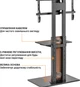 Настільна стійка для телевізора OfficePro TVS535 37"-80" Black/Walnut wood (TVS535) - зображення 10