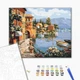 Картина за номерами Затишне приморське містечко (BS6917) Brushme 40x50 см Brushme - зображення 2