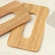 Салфетница 21х13х10см с деревянной крышкой Wooden белая (Napkinwood) - изображение 6