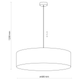 Люстра TK-Lighting RONDO LINEN 6249 - зображення 7