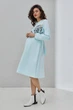 Изысканное платье для беременных и кормящих Magnolia Юла Мама L Голубой DR-30.092 - изображение 5