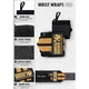 Кистевые бинты Gorilla Wear Wrist Wraps PRO Black/Gold (45 см, средняя жесткость) - изображение 3