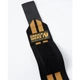 Кистевые бинты Gorilla Wear Wrist Wraps PRO Black/Gold (45 см, средняя жесткость) - изображение 4