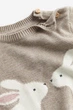 Кофта H&M мд9740 бежева 98 - изображение 2