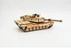 Дерев'яний 3D конструктор PuzzleOk танк Abrams 187 деталей - зображення 5