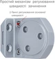 Доводчик накладной RYOBI 3550 DS-3550P BC/DA PRL_HO_ARM EN_1-5 до 100 кг 1250 мм Silver (RY27000005123) - изображение 8