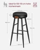 Стул барный 4 штуки Loft_Apartament 51,6 x 51,6 x 76,2 см цвет черный - изображение 5