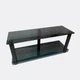 Стеклянная ТВ/АВ-тумба низкая Commus Оптима 295-54 Р black (900х293х378) - изображение 5
