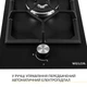 Газовая варочная поверхность Domino WEILOR GM W 314 BL, черная эмалированная компактная на 1 турбо конфорку - изображение 3