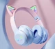 Наушники с кошачьими ушками CATEAR JST-BT035 (Blue-Pink) - изображение 3