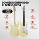 Электрогитара DONNER DST-100 Yellow - (Комплект) - изображение 3