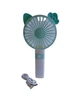 Вентилятор ручний акумуляторний DianDi Mini Fan SQ-2163 з USB-зарядкою та складною ручкою Блакитний - зображення 1