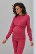 Спортивный костюм для беременных и кормящих с начесом Kortney XS Юла Мама Малиновый - изображение 10
