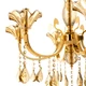 Люстра классическая Flora U003/6/gold металлическая с медовыми плафонами (21-81-U003/6/gold) - изображение 5