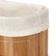 Бамбуковий кошик для зберігання Beige Fabric Home 28x18x14 см - зображення 3
