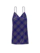 Нічна сорочка Victoria's Secret (144000905041QAKXS) Velvet Slip Dress велюрова XS синя - зображення 3
