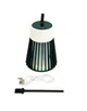 Ловушка-лампа от насекомых Mosquito killing Lamp BG-002 аккумуляторная с LED подсветкой и USB-зарядкой Зеленая - изображение 2