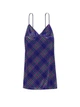 Нічна сорочка Victoria's Secret (7000R00905041QAKS) Velvet Slip Dress велюрова S синя - зображення 3