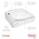 Одеяло Sonex Полуторное Демисезонное 155x215 см Антиаллергенное волокно Basic Antistress Cube Белое (SO102442) (2000015805308) - изображение 2