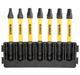 Кассета с битами DeWALT FlexTorq, L = 57 мм, биты SQ1 - 2 шт.; SQ2 - 3 шт.; SQ3 - 2 шт. DT70824 - изображение 1