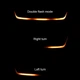Гибкая светодиодная LED лента на багажник с бегущим поворотом, динамическая подсветка багажника 12В - изображение 2