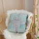 Плед-покривало Soft Warm Fluffy Blanket 100х120 см Бірюзовий - зображення 1