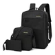 Рюкзак городской 3в1 Backpack 9018 дорожный комплект черный (90202SN303) - изображение 1