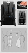 Рюкзак Mark Ryden MR9299 Infinity Large 17.3" Чорний - изображение 8
