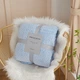 Плед-покривало Soft Warm Fluffy Blanket 70х100 см Блакитний - зображення 1