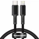 Кабель Baseus High Density Braided Type-C to Lightning PD 20W (1m) Black (CATLGD-01) - зображення 1
