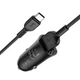 Автомобільний зарядний пристрій Hoco Z39 QC3.0 Type-C 2USB Чорний - зображення 4