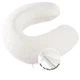 Подушка рогалик для путешествий MEMORY FOAM IDEIA 30х40 см с эффектом памяти, мемори, с наволочкой на молниий - изображение 4