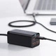 Мережевий зарядний пристрій Baseus GAN3 Pro Desktop Fast Charger 100W EU 2x USB Type-A + 2x USB Type-C PD3.0 QC4.0 AFC Black (CCGP000101) - зображення 3